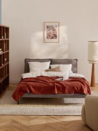 Upholstered Teddy Bouclé Bed Amelia - thumbnail 3