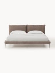 Upholstered Teddy Bouclé Bed Amelia - thumbnail 2