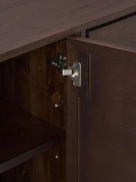 XL Mango Wood Sideboard Luca with Herringbone Pattern - thumbnail 7
