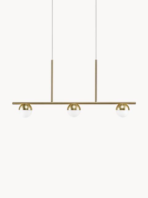 Large Opal Glass Pendant Light Contina - image 1