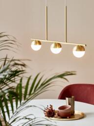 Large Opal Glass Pendant Light Contina - thumbnail 2