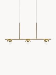 Large Opal Glass Pendant Light Contina