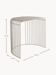 Metal Side Table Curva - thumbnail 2