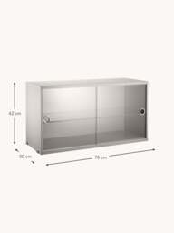 Display Cabinet String System with Sliding Glass Doors, W 78 x D 30 cm - thumbnail 4