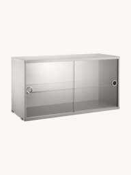 Display Cabinet String System with Sliding Glass Doors, W 78 x D 30 cm - thumbnail 1