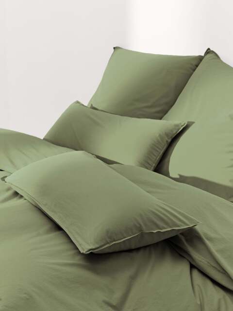 Washed Cotton Percale Duvet Cover Debbie