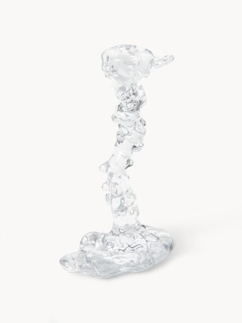Handmade Glass Candle Holder Drip - image 1