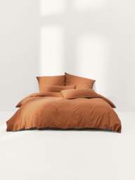 Washed Cotton Percale Duvet Cover Debbie - thumbnail 8