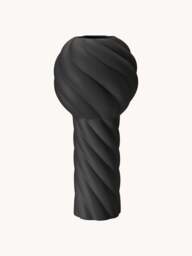 Hand-Painted Ceramic Vase Twist Pillar, H 34 cm - thumbnail 1