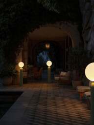 Outdoor LED Floor Lamp Monica, Dimmable - thumbnail 2