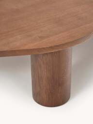 XL Oak Wood Coffee Table Didi in Organic Shape - thumbnail 4