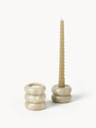 2-in-1 Marble Candle & Tealight Holders Orta, Set of 2 - thumbnail 6