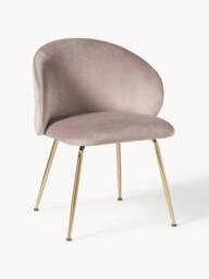 Upholstered Velvet Chairs Luisa, Set of 2