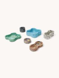 Decorative Engineered Marble Bowls Elara, Set of 6 - thumbnail 1