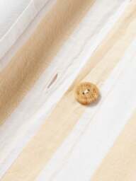 Striped Cotton Pillowcase Diogo - thumbnail 4