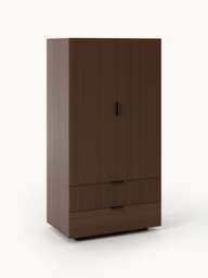 Wooden Compact Wardrobe Sato - thumbnail 1