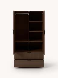 Wooden Compact Wardrobe Sato - thumbnail 3