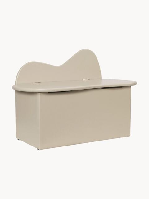 Kids Wooden Bench Slope with Storage Space - image 1