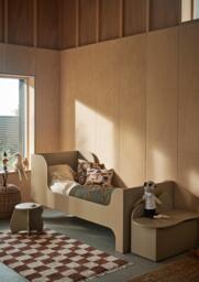 Kids Wooden Bench Slope with Storage Space - thumbnail 2