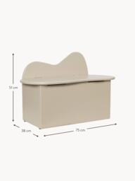 Kids Wooden Bench Slope with Storage Space - thumbnail 6