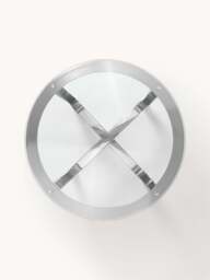 Round Dining Table Neil with Glass Top, in various sizes - thumbnail 5