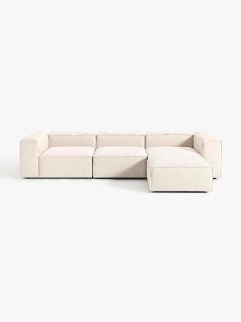 Linen Blend Modular Sofa Lennon (4-seater) with ottoman (left/right) - image 1