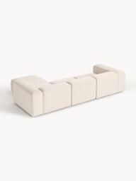 Linen Blend Modular Sofa Lennon (4-seater) with ottoman (left/right) - thumbnail 7