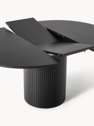 Extendable Dining Table Filo with Groove Structure, 120 - 160 x 75 cm - thumbnail 8