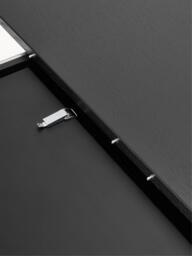 Extendable Dining Table Filo with Groove Structure, 120 - 160 x 75 cm - thumbnail 6