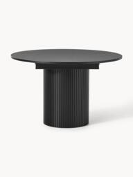 Extendable Dining Table Filo with Groove Structure, 120 - 160 x 75 cm