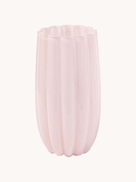 Mouth-Blown Glass Vase Melon, H 38 cm - image 1