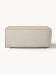 Linen Blend Ottoman Lennon with Storage - thumbnail 5