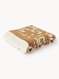 Jacquard Bedspread Fran with Fringed Hem - thumbnail 1
