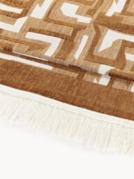 Jacquard Bedspread Fran with Fringed Hem - thumbnail 2