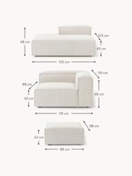 Bouclé Modular XL Chaise Lennon - thumbnail 9
