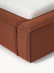 Upholstered Bouclé Bed Lennon with Storage Space - thumbnail 9