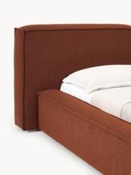 Upholstered Bouclé Bed Lennon with Storage Space - thumbnail 8