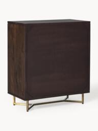 Mango Wood Dresser Luca with Herringbone Pattern - thumbnail 6