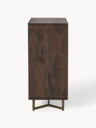 Mango Wood Dresser Luca with Herringbone Pattern - thumbnail 5