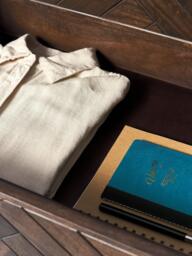 Mango Wood Dresser Luca with Herringbone Pattern - thumbnail 9