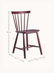 Handmade Beech Wood Dining Chair J46 - thumbnail 6