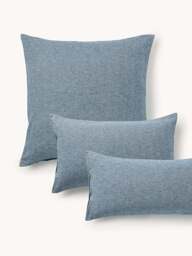 Flannel Pillowcase Wanda with Herringbone Pattern