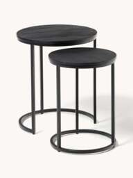 Mango Wood Side Tables Andrew, Set of 2