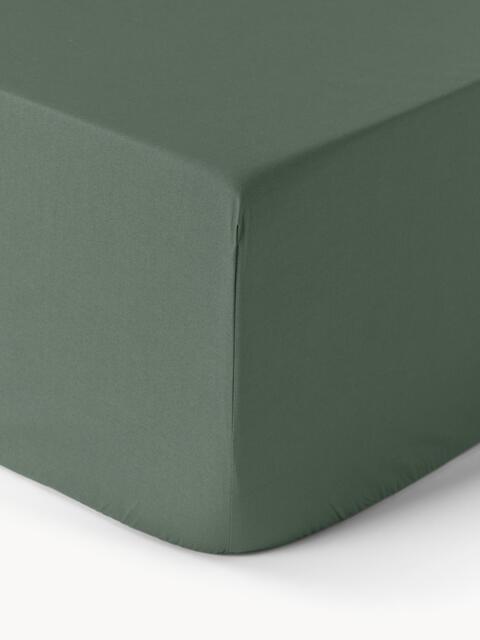 Boxspring Fitted Sheet Elsie, Cotton Percale - image 1