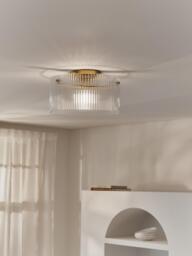 Ribbed Glass Ceiling Lamp Emmi - thumbnail 2