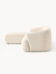 Modular Bouclé Corner Sofa Sofia (3-seater) - thumbnail 4