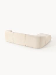 Modular Bouclé Corner Sofa Sofia (3-seater) - thumbnail 5