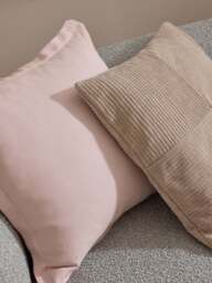 Velvet Cushion Cover Fiona with A Fine Line Structure - thumbnail 8