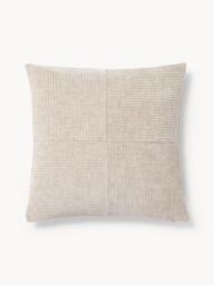 Velvet Cushion Cover Fiona with A Fine Line Structure
