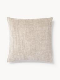Velvet Cushion Cover Fiona with A Fine Line Structure - thumbnail 2